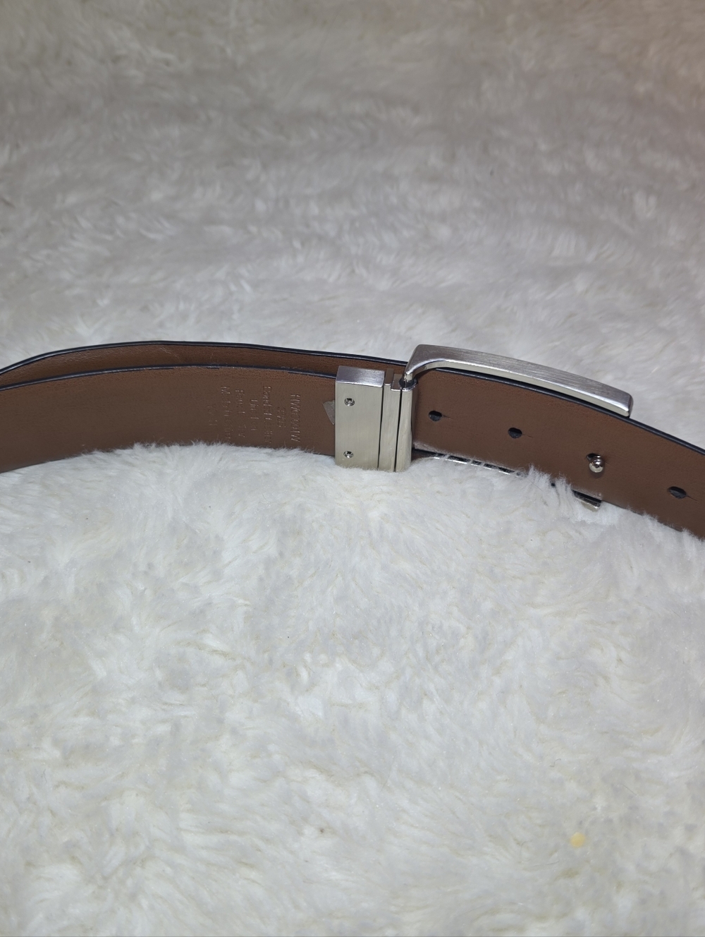 Perry Ellis Portfolio Reversible Dress Belt Black/Brown Size 38/95